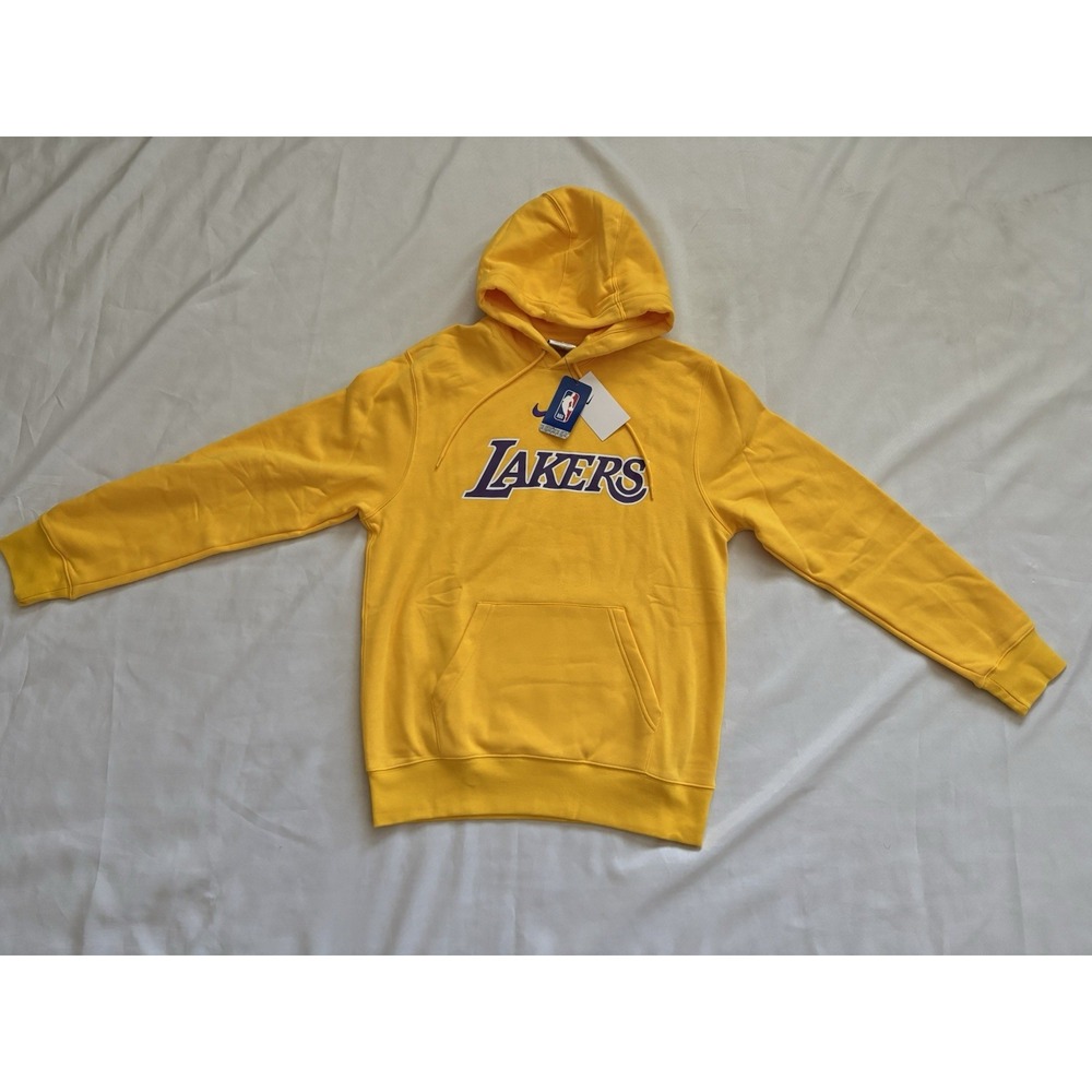 NEW Los Angeles Lakers Nike Fleece Pullover Hoodie Men's Size Small HM9826-730